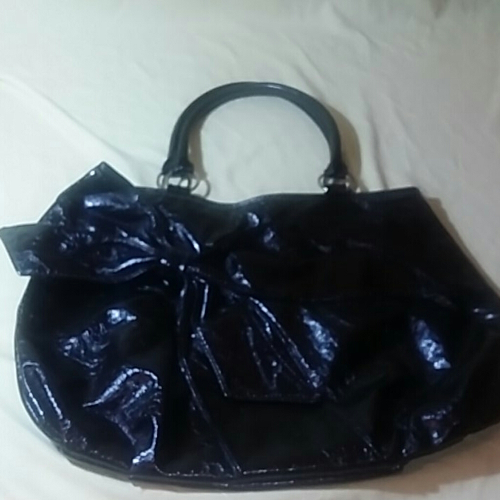 (3/$50) Large Black Bow Purse